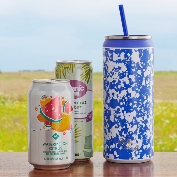 New Pioneer Woman Can Cooler Tumbler Cobalt - Picture 3 of 9